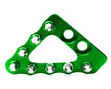 Factory Racing Aluminium Brake Pedal Tip Green