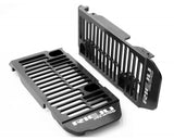 Factory Racing Aluminium Radiator Protectors Black