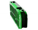 Factory Racing Aluminium Radiator Protectors Green