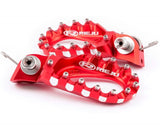 S3 Hard Rock Foot Pegs Red