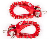 S3 Hard Rock Foot Pegs Red