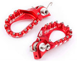 S3 Hard Rock Foot Pegs Red