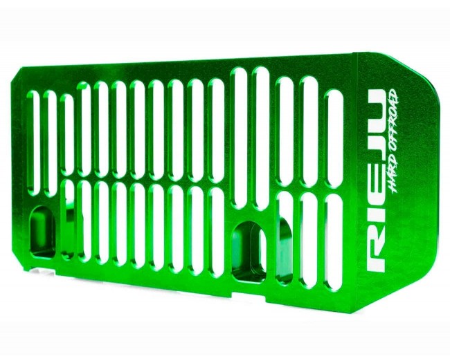 Factory Racing Aluminium Radiator Protectors Green | Rieju Web Store