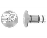 Handlebar Caps S3 End Too Ø14 mm Silver